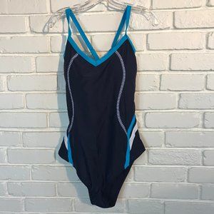 Reli Beauty Blue One Piece Swimsuit 16-18